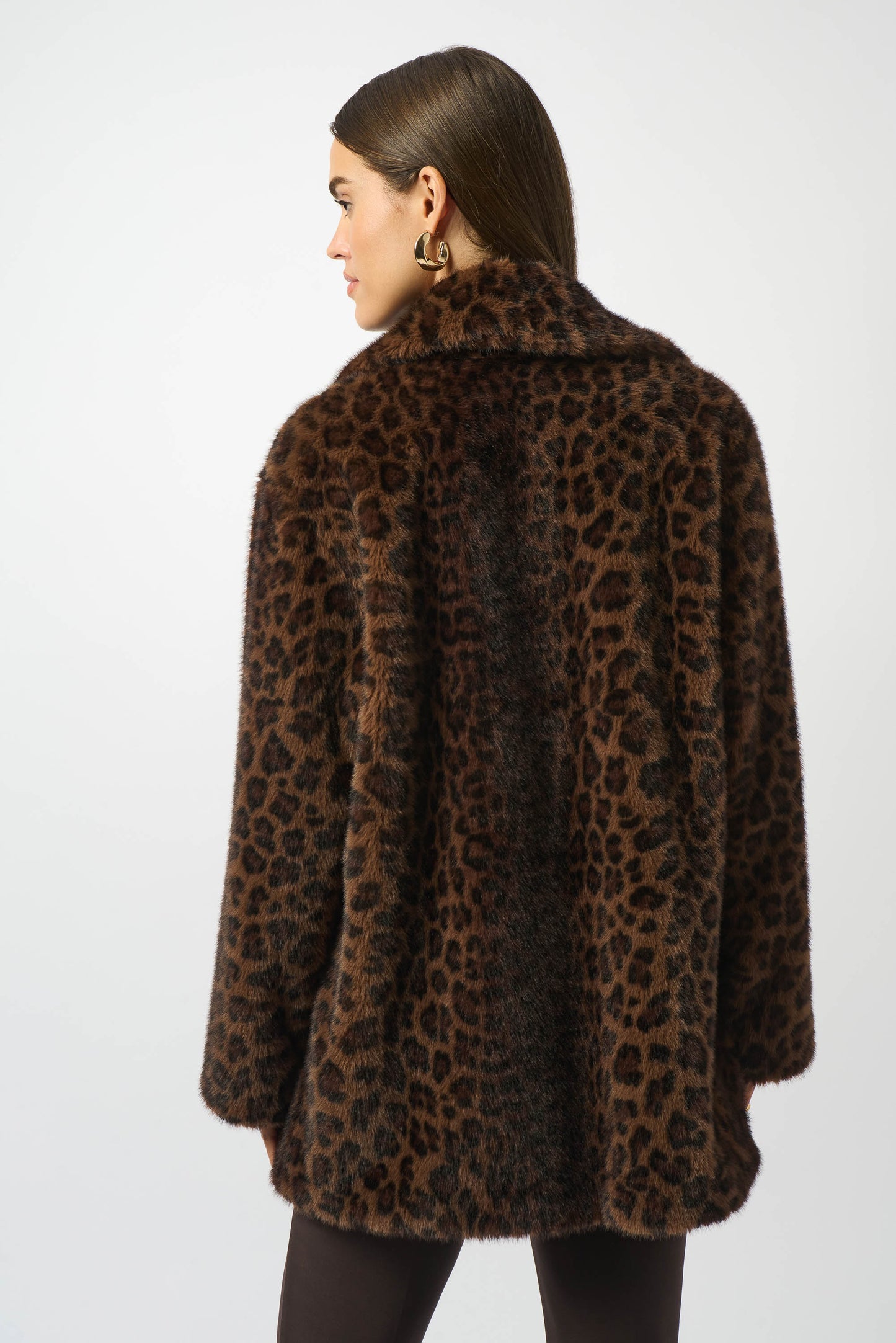Leopard Faux Fur Coat