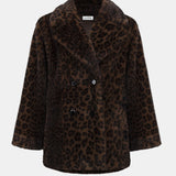 Leopard Faux Fur Coat