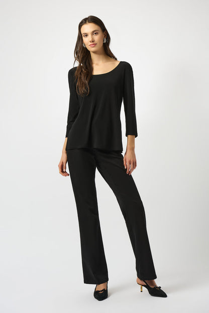 Silky Knit Scoop Neck Top