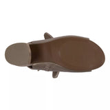 LOW HEEL PEEP TOE PUMPS