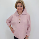 Shawl Neck Sweater - TresChicTexas