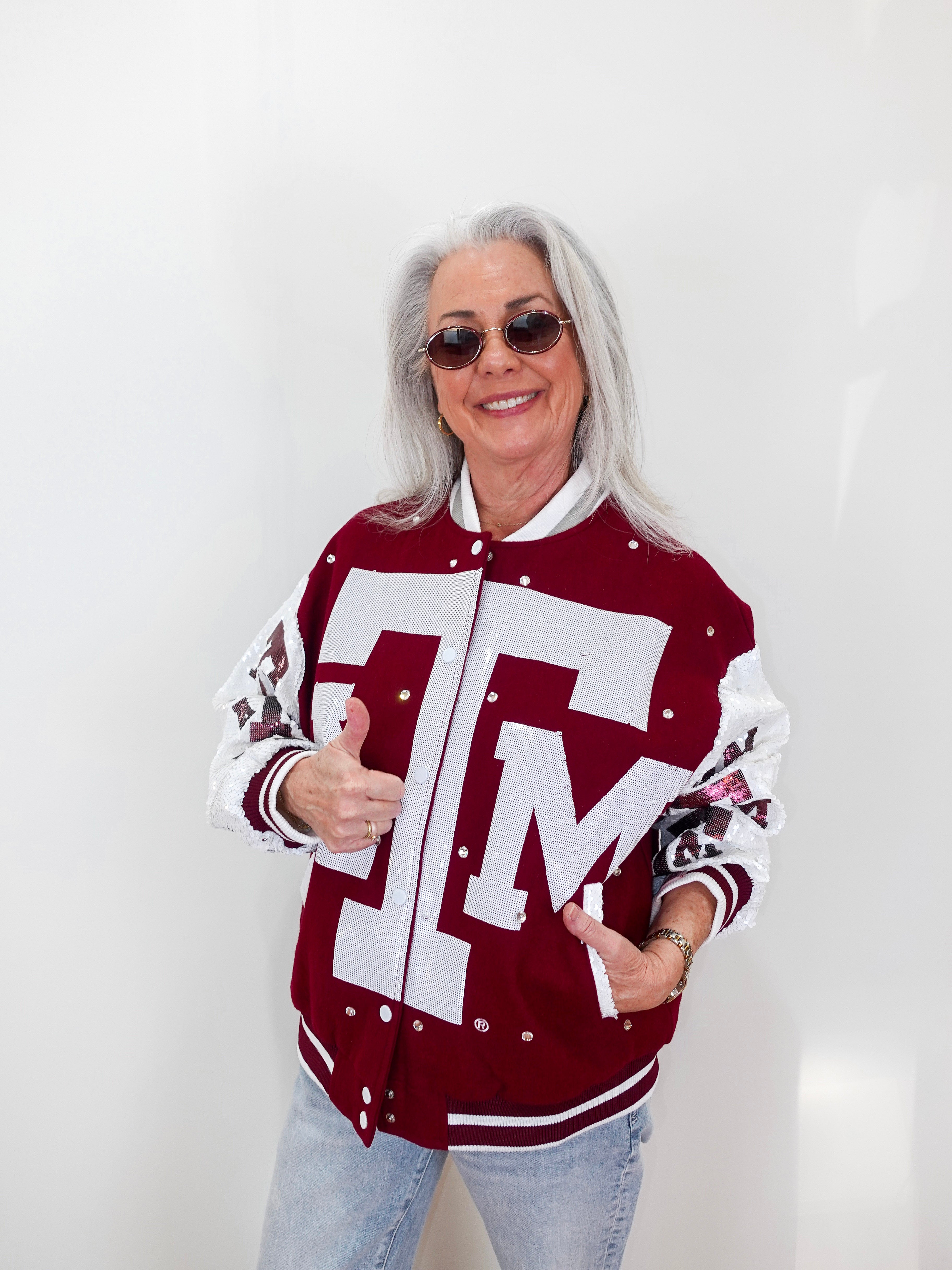 Licensed Texas A&M Bomber Jacket - TresChicTexas