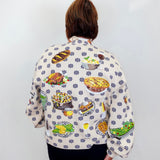 Thanksgiving Meal Button Up Cardigan