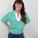 Striped Knit Sweater