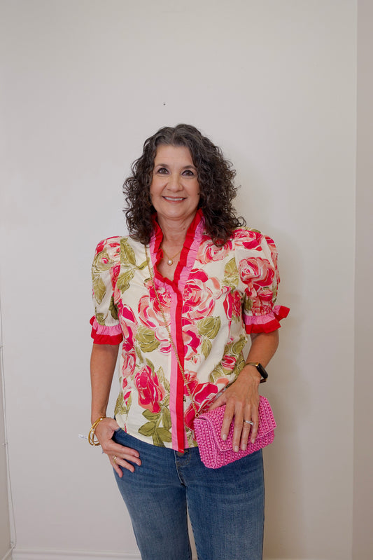 Floral Print Blouse