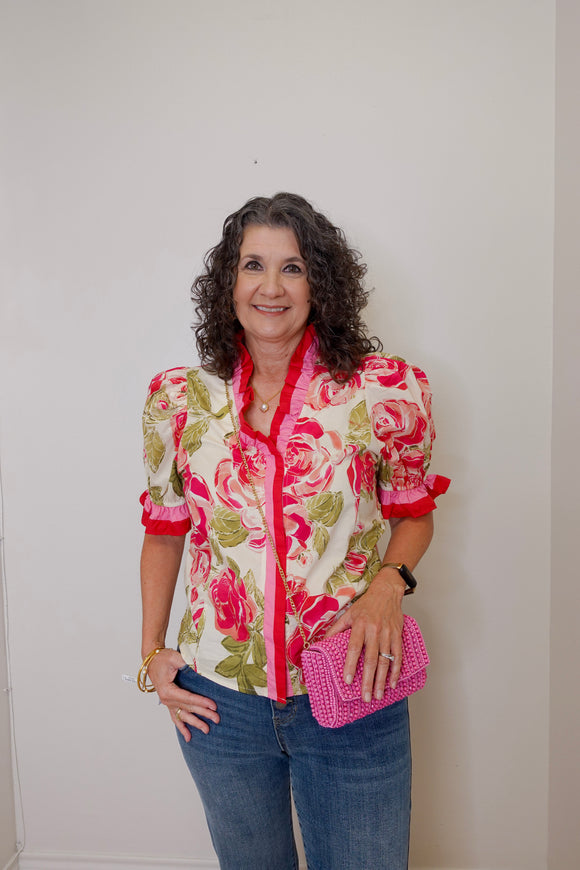 Floral Print Blouse