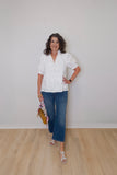 Embroidered S/S Blouse
