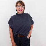 Ottoman Cap Sleeve Sweater