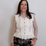 Crochet and Lace Vest