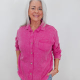 Color Washed Anywhere Shacket