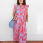 Riley Gingham Dress - TresChicTexas