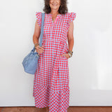 Riley Gingham Dress - TresChicTexas