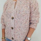 Tweed Sequined Cardigan