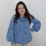 Tie Neck Blouse