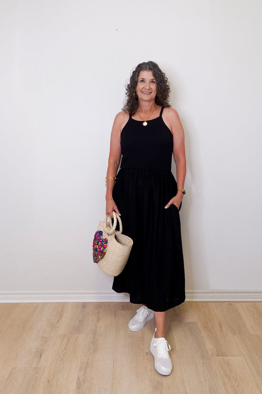 The Lola Linen Bra Dress