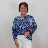 Foliage Floral Boxy Tee