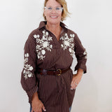 Alina Embroidered Tunic Dress