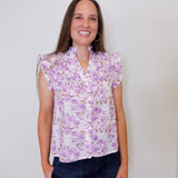 Sleeveless Ruffle Top