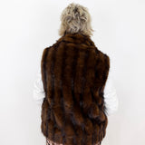 Faux Fur Vest W/ Pockets