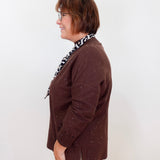 High Neck Jewel Pull Over Sweater