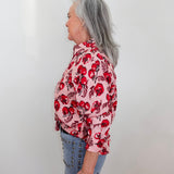Tomato Print Camp Shirt
