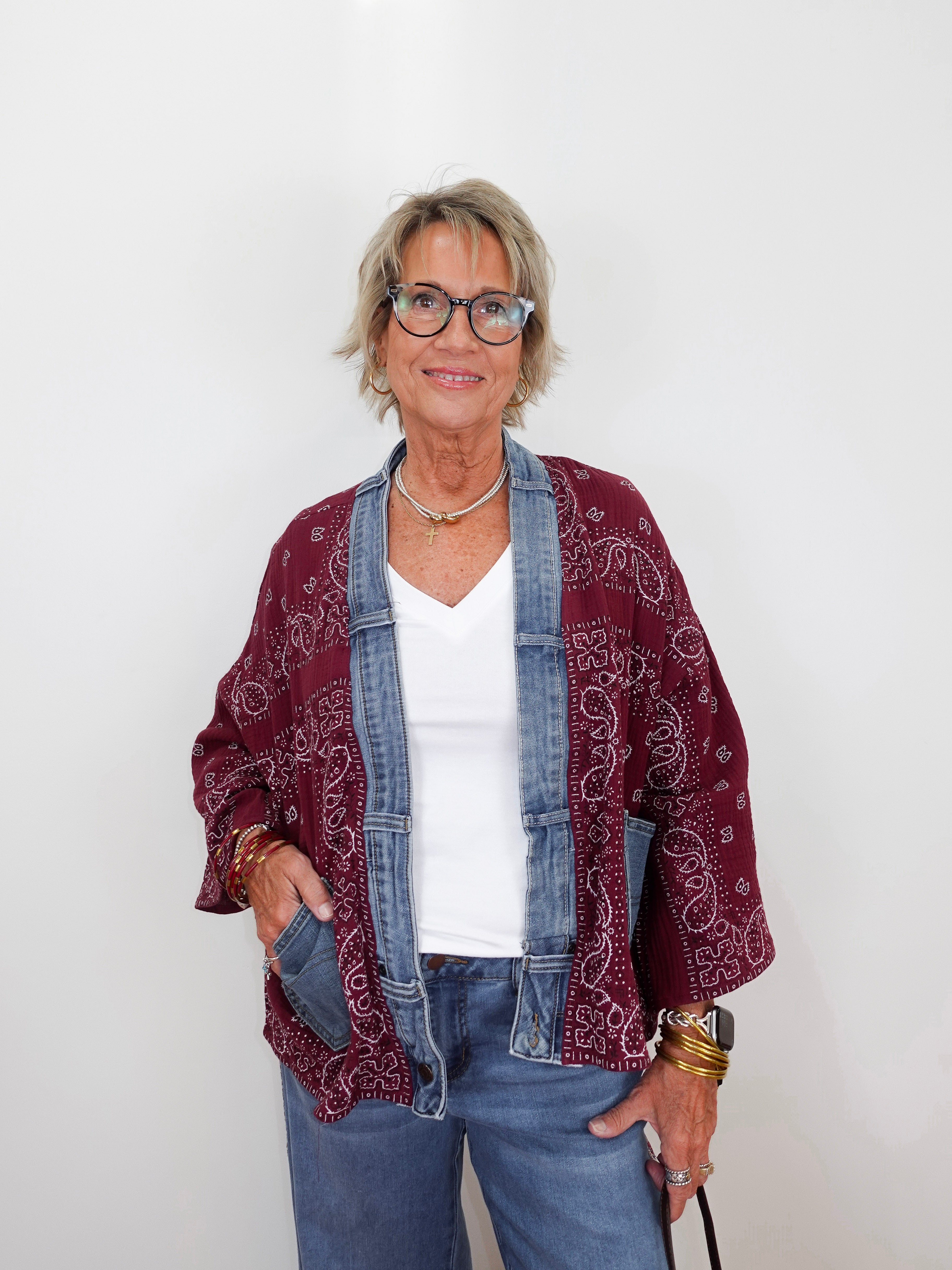 Bandana Short Kimono - TresChicTexas