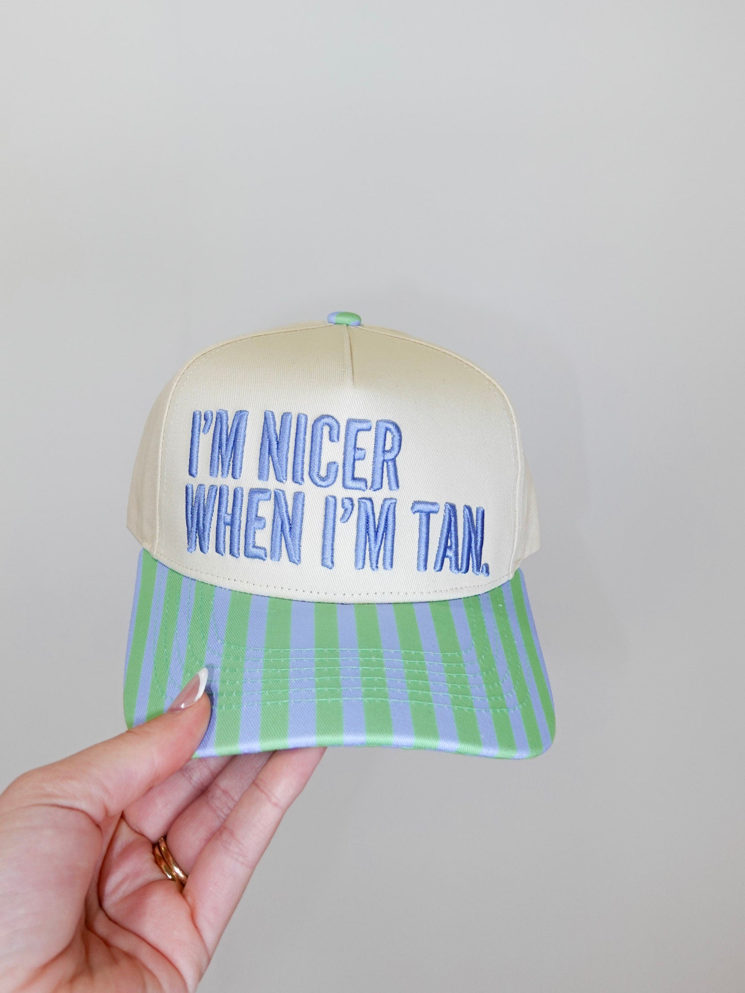 I'm Nicer When I'm Tanned Cap - TresChicTexas