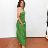 Linen One Shoulder Maxi Dress - TresChicTexas
