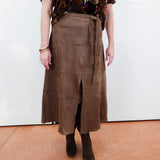 Vegan Suede Skirt - TresChicTexas