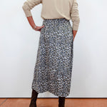 Leopard Vegan Suede Skirt - TresChicTexas