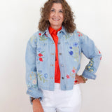 Beatrix Cropped Denim Jacket