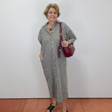 Colette Striped Shirt Dress