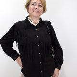 Flowy Shacket W/ Fringe