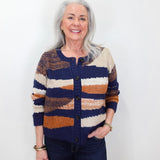 L/S Crew Neck Sweater Cardigan
