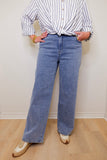 WIDE LEG DENIM PANT