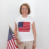 Flag Sweater Tank
