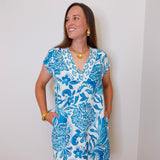 Wide Placket Dolman Dress