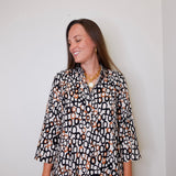 Hidden Placket Big Shirt