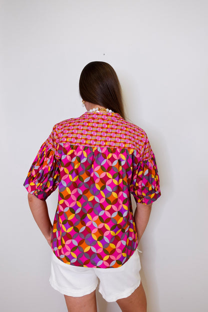 Geo Mix Pop Over Top