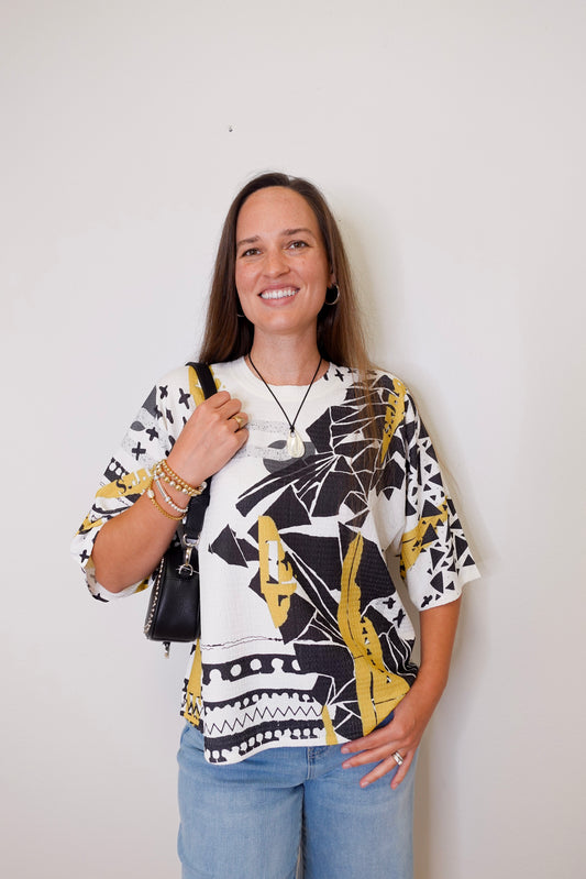 3/4 Sleeve Kimono Top