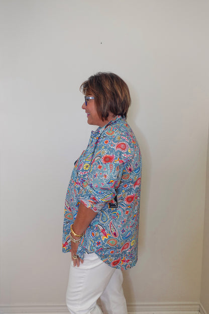 Boyfriend Button - Up Shirt