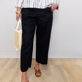 Linen Straight Leg Pant