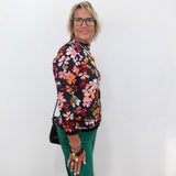3/4 Sleeve Mock Neck Top
