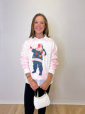 GINA SANTA CREWNECK SWEATSHIRT