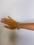 BEADED PEARL STRETCH BRACELETS