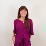 Dream Relaxed V-Neck Capri Set - TresChicTexas