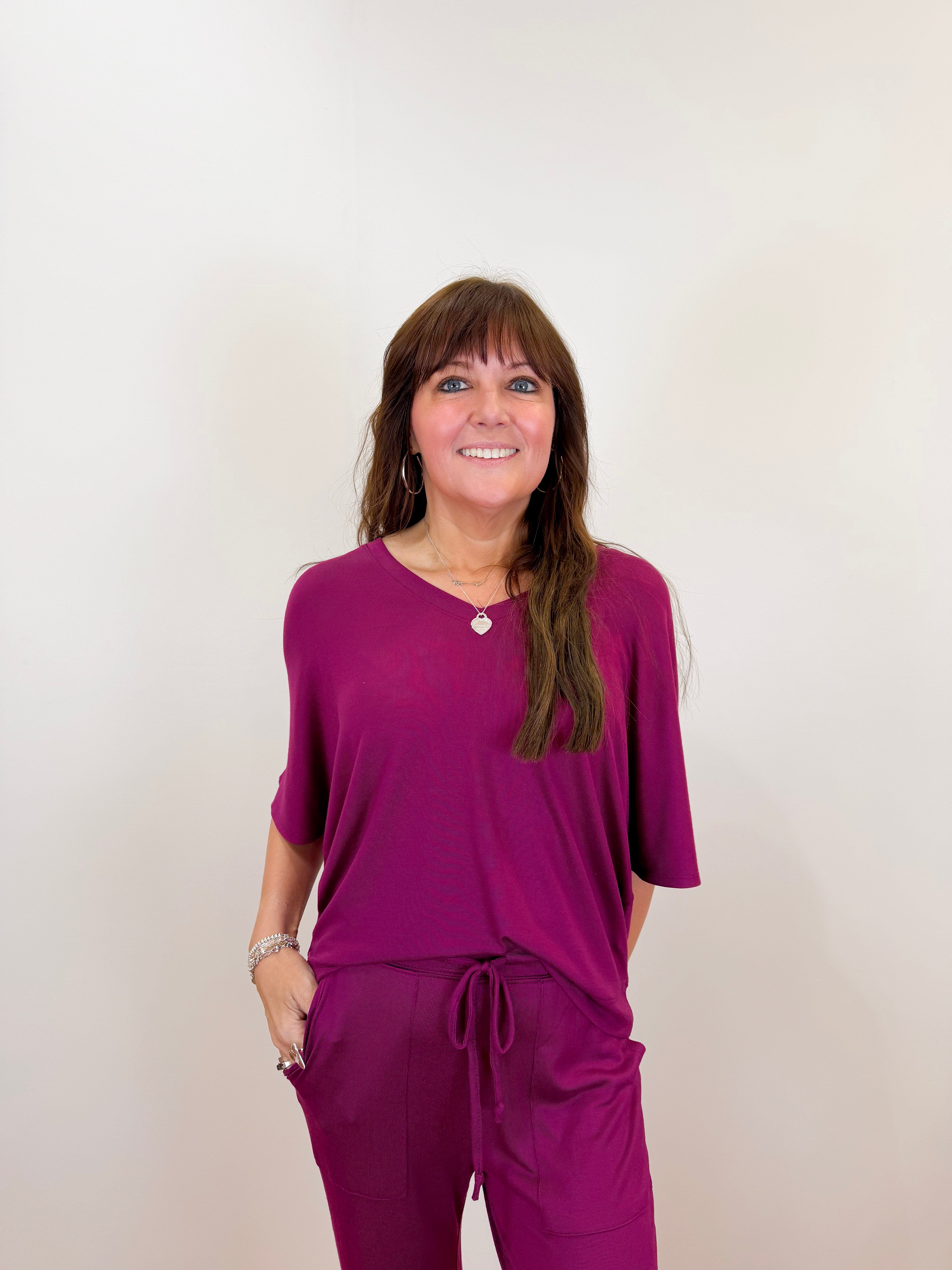Dream Relaxed V-Neck Capri Set - TresChicTexas