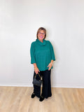 TURTLENECK 3/4 SLEEVE TUNIC