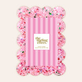 RECTANGLE SCALLOPED ACRYLIC FRAME