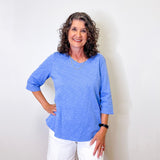 PERUVIAN COTTON ELBOW SLEEVE TEE